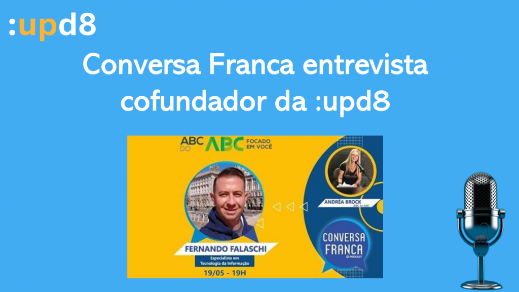 Fernando Falaschi conversa ao vivo com a jornalista Andrea Brock