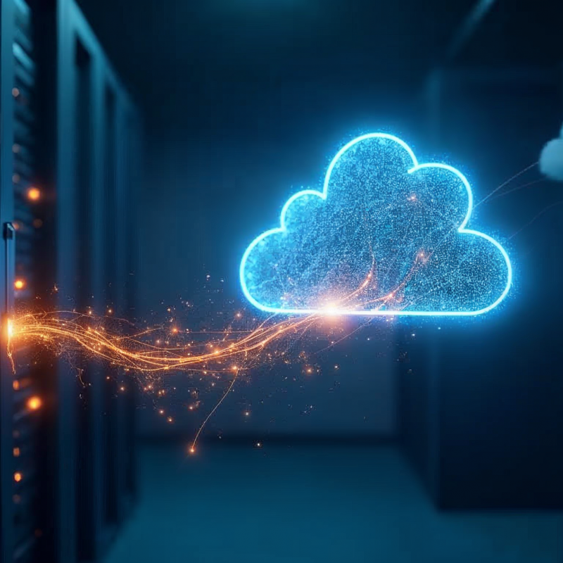 Migração para a AWS - fluxo de dados para a nuvem